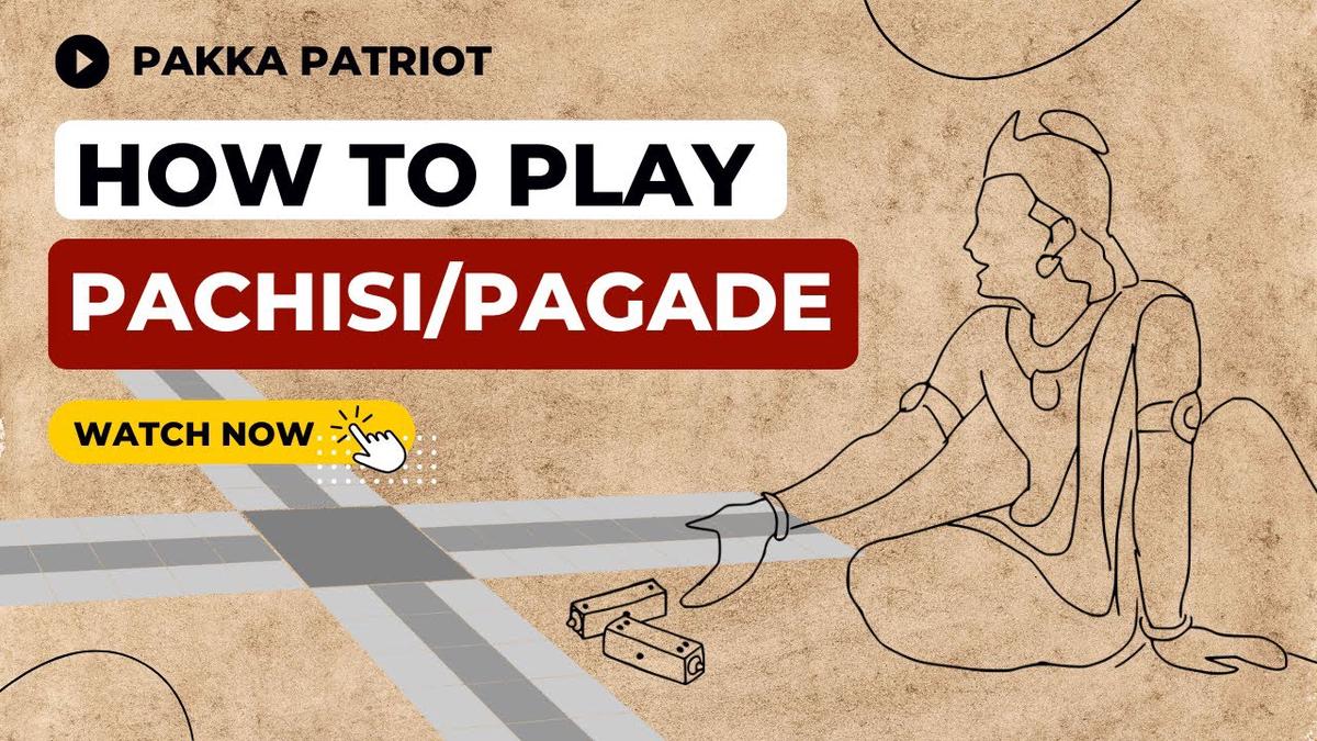 'Video thumbnail for How to play Pachisi or Pagade, an ancient game [from the Mahabharata]'