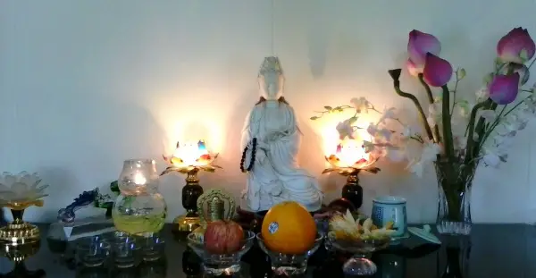 An Altar of Guanyin Worship