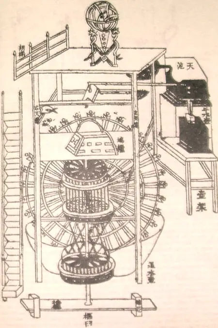 Mechanical clock tower