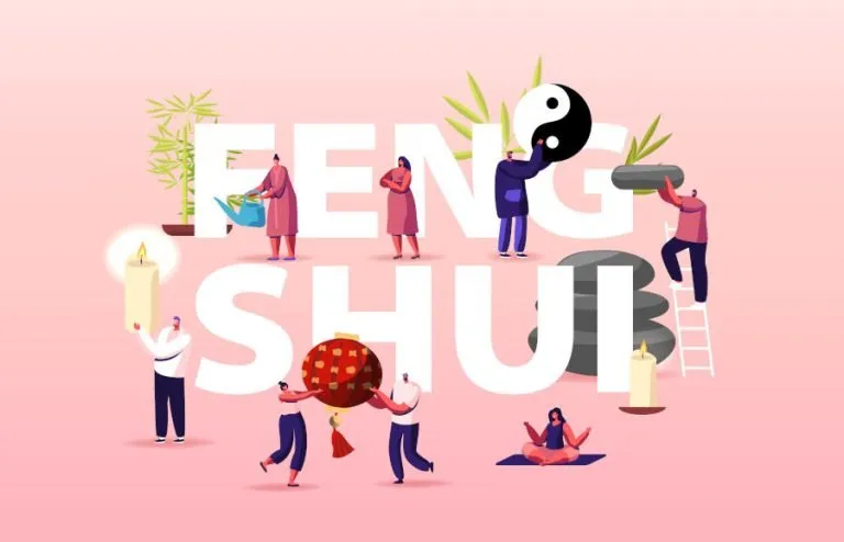 Home Decor Oriental Philosophy Concept.