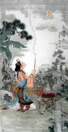 Diao Chan painting