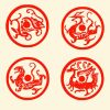 Chinese astronomy believes that the ecliptic sky is divided into four equal parts, and each of these sections’ is commanded by a mythological creature, and together they are known as the Four Sacred Animals, Four Celestial Animals, or simply the Four Symbols (四象; Sì Xiàng, literally meaning "four images").