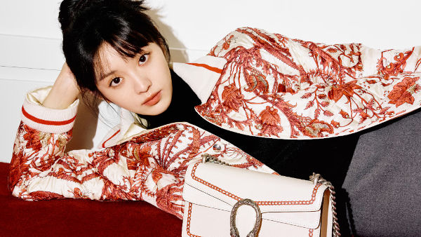 Gucci ropes in actress Tian Xiwei to ring in the Year of the Dragon capsule line. Credit-Gucci