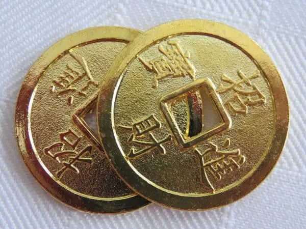 Chinese lucky coins