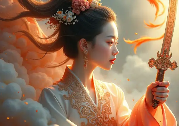 Jiutian Xuannu the Goddess of the Nine Heavens