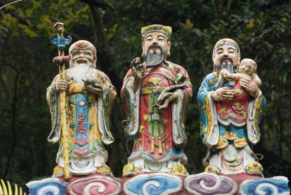 Feng Shui and the Three Stars Gods "Sanxing"