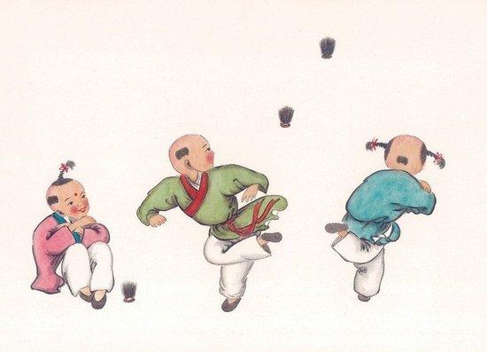 Chinese Shuttlecock (Jianzi) 毽子