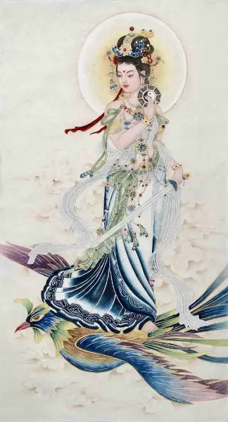 Jiutian Xuannu or Jiutian Xuannü, by Miaoxing Jushi.