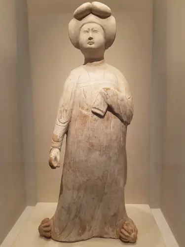 Chinese Female Figurine: From the Xi'an Museum. 