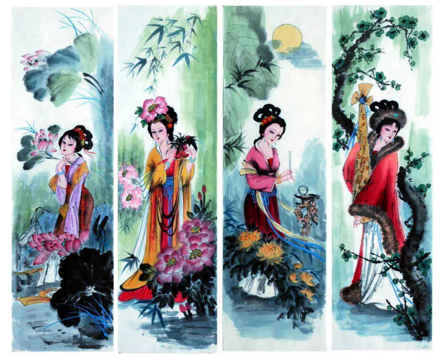 Xi Shi Painting