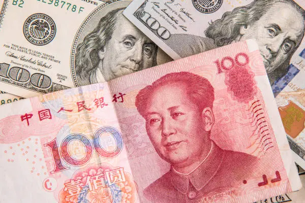 Dollars and yuan