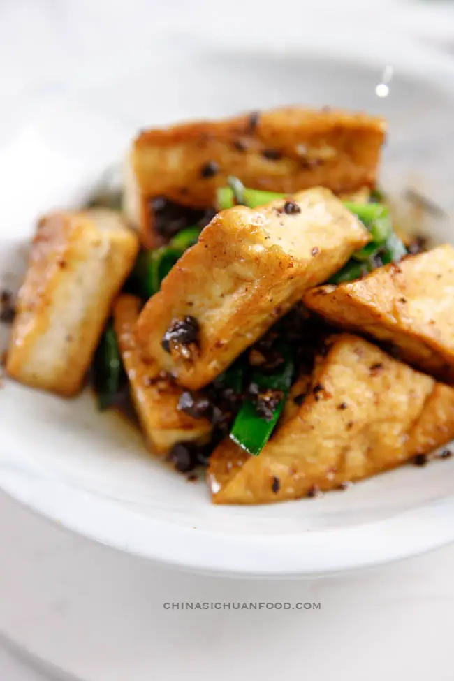 Pan-fried Tofu with Black Bean Sauce | China Market Advisor
