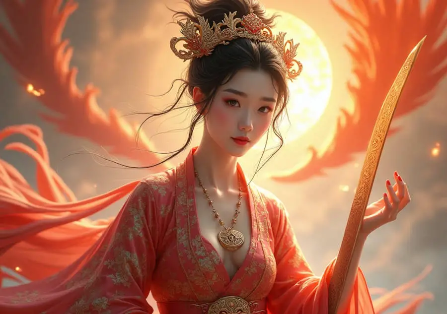 Jiutian Xuannu the Goddess of the Nine Heavens